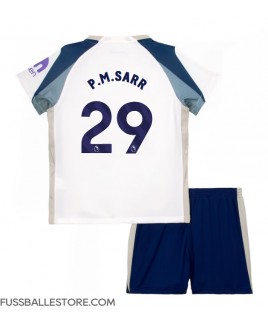 Günstige Tottenham Hotspur Pape Matar Sarr #29 Heimtrikotsatz Kinder 2025-26 Kurzarm (+ Kurze Hosen)